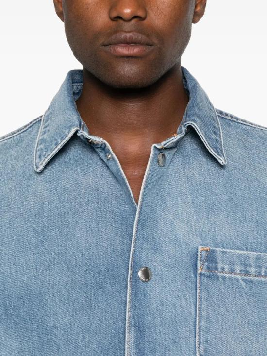 25FW 세븐포올맨카인드 반팔 셔츠 7TI10E35 U71DS BLUE - 7 FOR ALL MANKIND