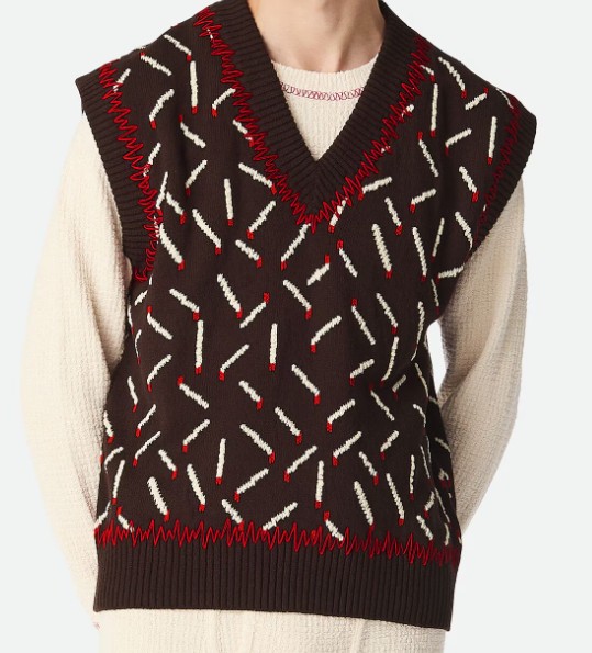 25SS 보테가베네타 베스트 823017V5ET0 2049 EBONYCHALKTOMATO