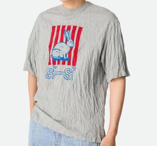 25SS 보테가베네타 긴팔 티셔츠 833132V5K50 1367 LIGHTGREYMELANGE