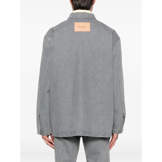 25FW JW앤더슨 폴로 티셔츠 DS0014 PG1837 906 GREY - JW ANDERSON