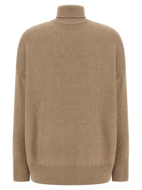 25FW 브루넬로 쿠치넬리 터틀넥 M73539914CJ077 BROWN - BRUNELLO CUCINELLI