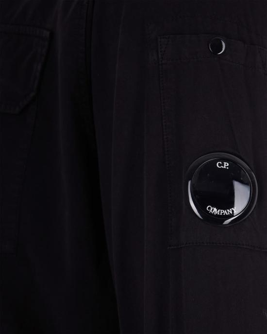 26SS 씨피 컴퍼니 오가닉 개버딘 지퍼 셔츠 RCCMOS705A110143G999 Black - C.P. COMPANY