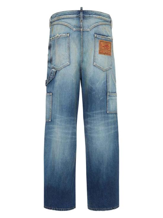 26SS 디스퀘어드2 스트레이트 팬츠 S74LB1667S30309470C Blue - DSQUARED2