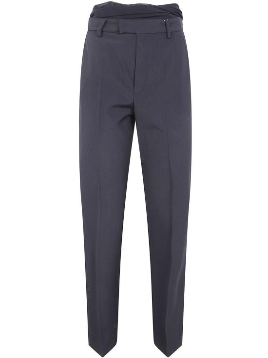 25FW MM6 메종마르지엘라 스트레이트 팬츠 S62KB0248 M35436 899 Black