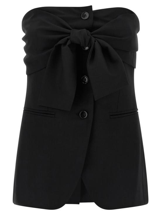 25FW 막스마라 민소매 티셔츠 2521166031600004 Black