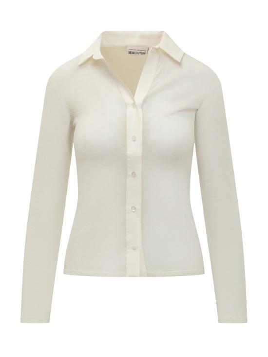 25FW 세미쿠튀르 가디건 Y5WE42 A01K5 BIANCO ZUCHHERO