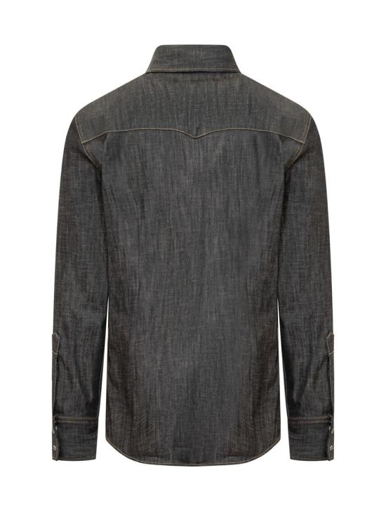 25FW 디스퀘어드2 긴팔 셔츠 S71DM0810S30357 900 Black - DSQUARED2