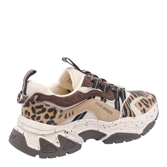 25FW 스티브매든 스니커즈 ANIMATESL BRN LEOPARD Brown - STEVE MADDEN