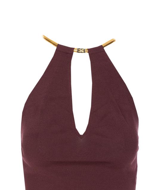 25FW 엘리자베타프랜치 민소매 티셔츠 TK55S56E2 EA4 Red - ELISABETTA FRANCHI