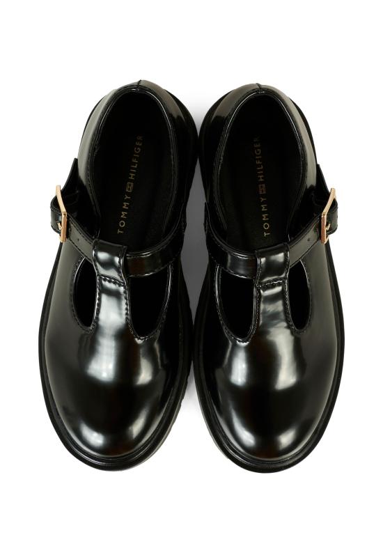 25FW [키즈] 타미힐피거 플랫 슈즈 T3A3 34009 1453999 BLACK - TOMMY HILFIGER