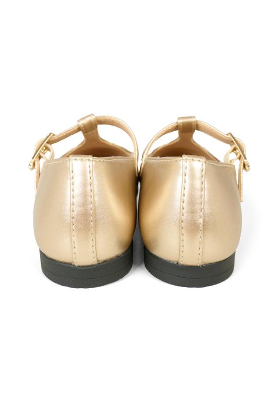 25FW [키즈] 타미힐피거 플랫 슈즈 T3A3 34001 1372514 GOLD - TOMMY HILFIGER