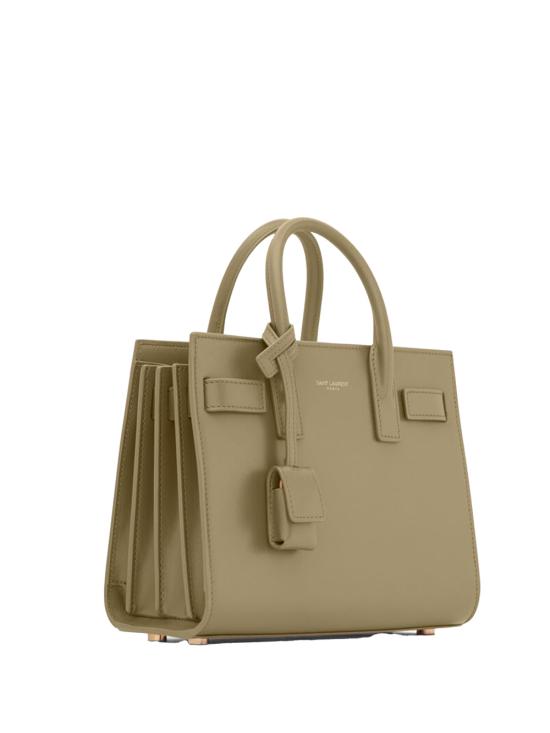 25FW 생로랑 스무스 레더 클래식 삭 드 주르 나노 392035 02G9W 3798 STRONG MOSS - SAINT LAURENT