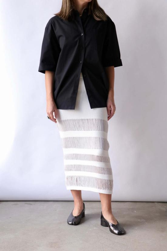  마리아 맥마누스 롱 스커트 마리아 맥 마누스 플로트  밀크 화이트 - MARIA MCMANUS