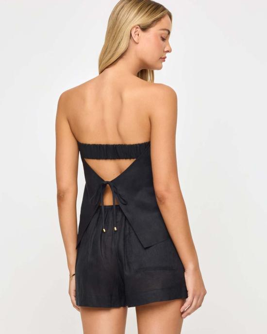  엘스페이스 숏팬츠 L스페이스 리아 숏 블랙 - L SPACE