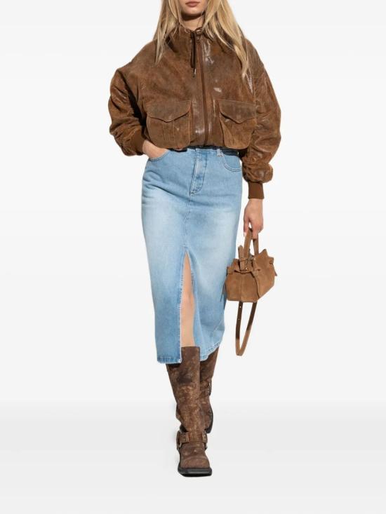 25FW 아페쎄 미디 스커트 COHIC F06423 IAB LIGHT BLUE - A.P.C.