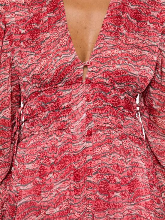 25SS 이자벨마랑에뚜왈 롱 원피스 RO0668FA C1J07E 70RD RED - ISABEL MARANT ETOILE