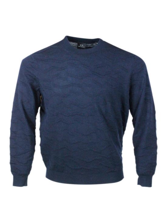 25FW 알마니 스웨터 XM001560AF11982 FB066 Blue