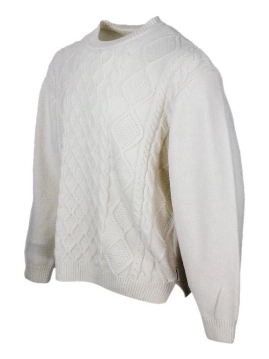 25FW 알마니 스웨터 XW001331AF13776 U0009 Beige - ARMANI