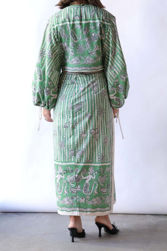  알레메 롱 스커트 알에메 룰라 사 - ALEMAIS