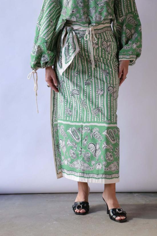  알레메 롱 스커트 알에메 룰라 사 - ALEMAIS