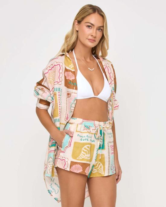  엘스페이스 비치용품 LSpace 리오 튜닉 엽서 - L SPACE