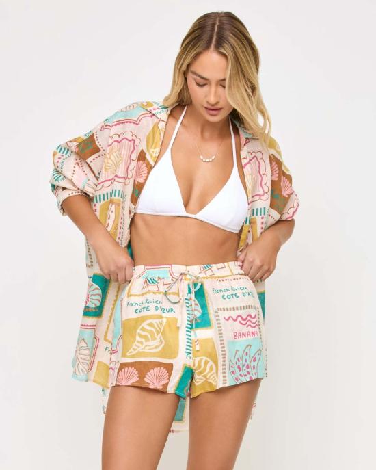  엘스페이스 비치용품 LSpace 리오 튜닉 엽서 - L SPACE