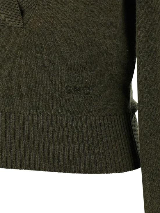 25FW 스텔라 맥카트니 스웨터 6K1098 3S26102471 Dark khaki - STELLA MCCARTNEY