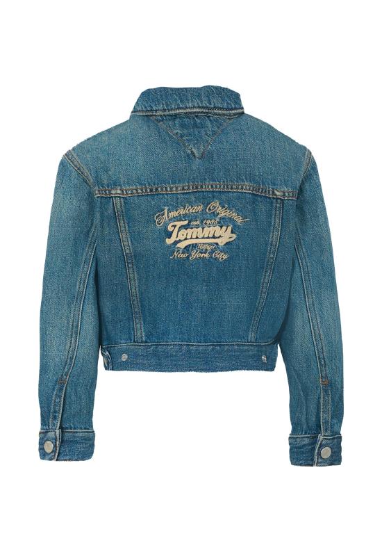 25FW [키즈] 타미힐피거 데님 자켓 25CTHKG0KG08752 1BK DENIM - TOMMY HILFIGER