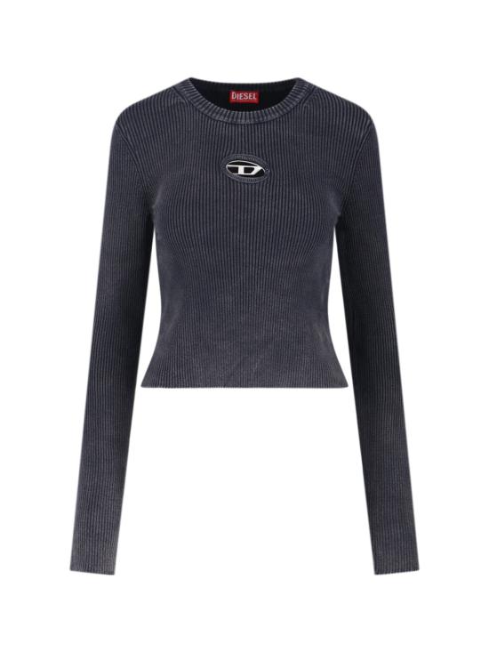 25FW 디젤 긴팔 티셔츠 A14810 0AKBQ 900 Black