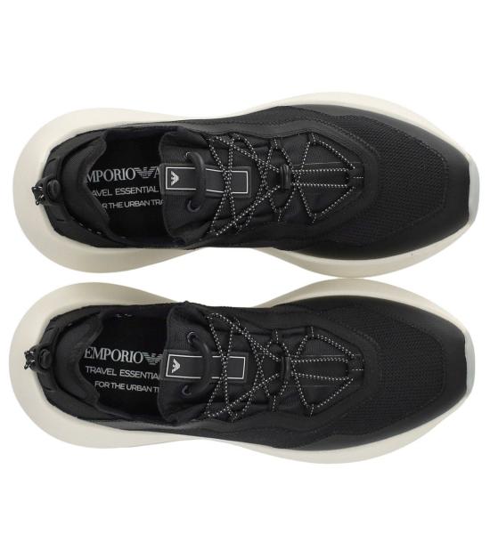  엠포리오 아르마니 스니커즈 EM001675 AF14764 ZB002 40 Black - EMPORIO ARMANI