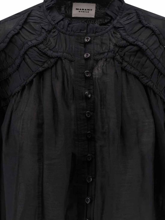 26FW 이자벨마랑에뚜왈 셔츠 HT0681FBB3J04E01BK Black - ISABEL MARANT ETOILE