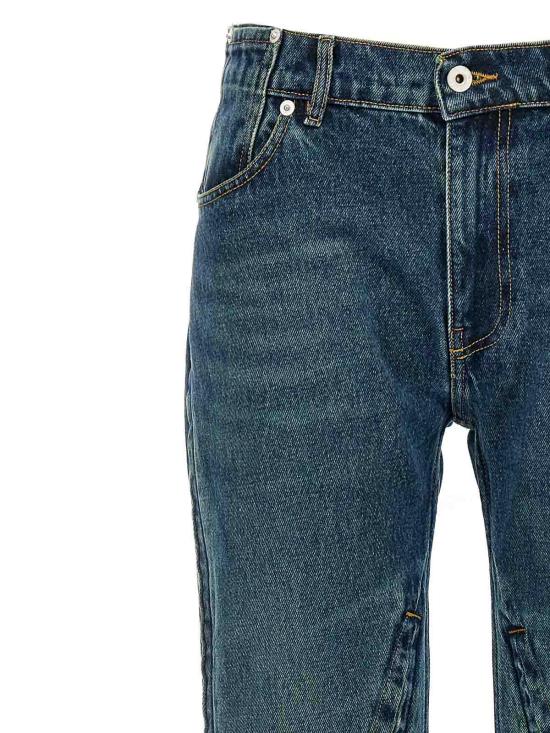  와이프로젝트 스트레이트 팬츠 107PA002EVERGREENVINTAGEBLUE Blue - Y PROJECT