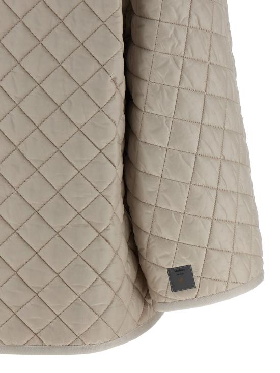 25FW 막스마라 더 큐브 DELFINA 델피나 발수 캔버스 리버시블 패디드 케이프 2529736034600028 - MAXMARA THE CUBE