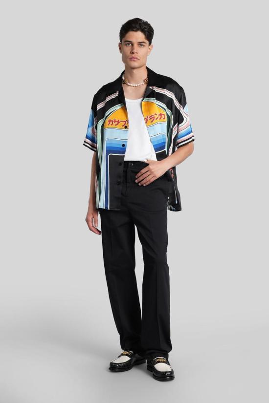 25FW 카사블랑카 반팔 셔츠 423524 MPF25 SH 003 MULTICOLOR - CASABLANCA