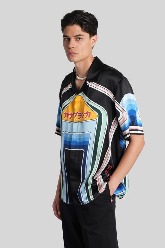 25FW 카사블랑카 반팔 셔츠 423524 MPF25 SH 003 MULTICOLOR - CASABLANCA