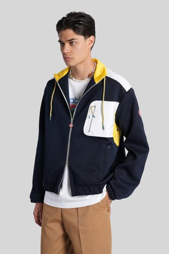 25FW 카사블랑카 자켓 422833 MPF25 JK 389 BLUE - CASABLANCA