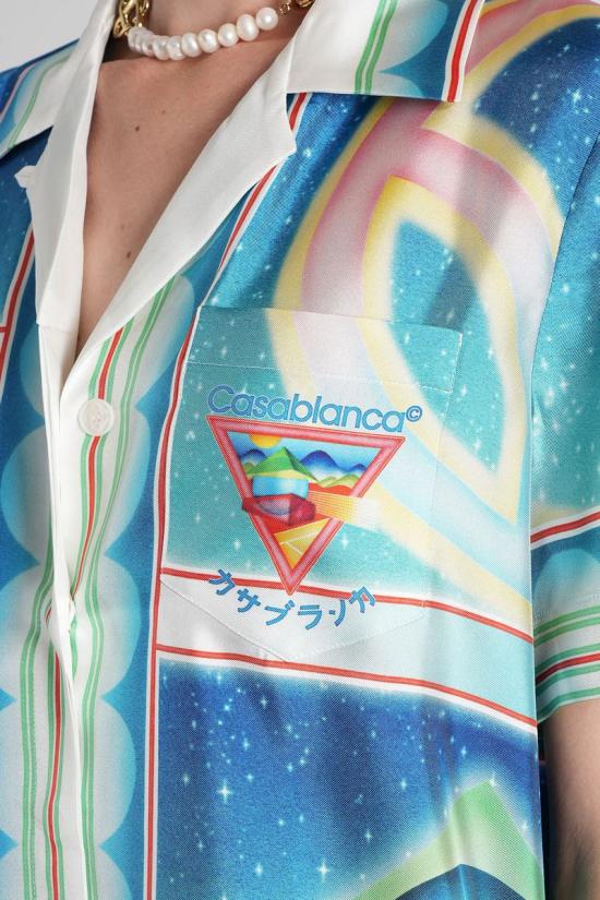 25FW 카사블랑카 셔츠 424115 WPF25 SH 200 MULTICOLOR - CASABLANCA