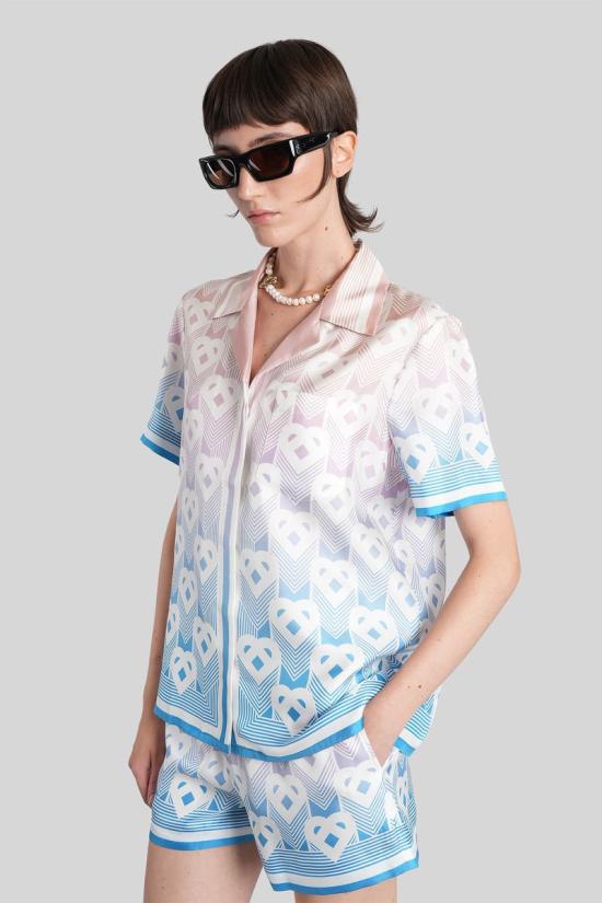 25FW 카사블랑카 셔츠 424113 WPF25 SH 200 MULTICOLOR - CASABLANCA