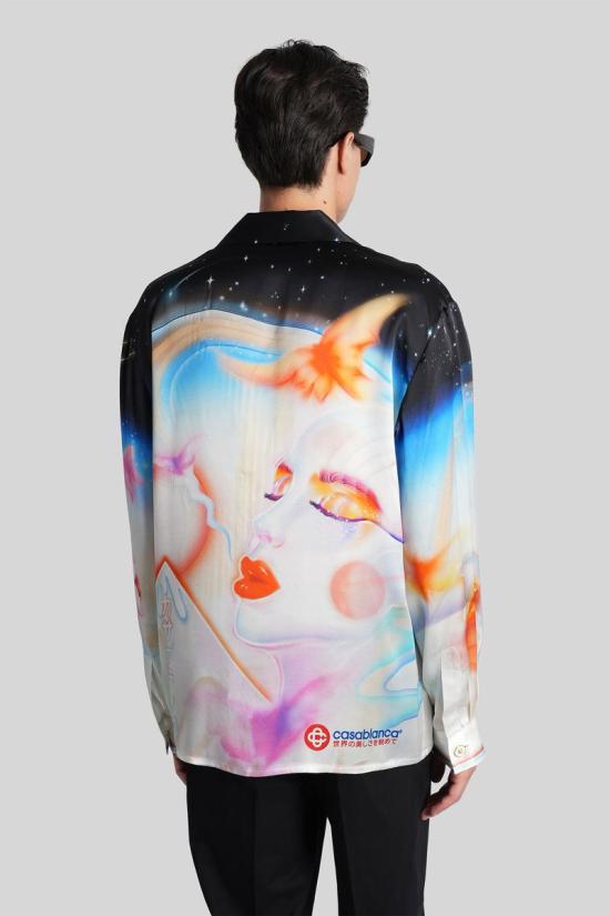 25FW 카사블랑카 긴팔 셔츠 423525 MPF25 SH 006 MULTICOLOR - CASABLANCA