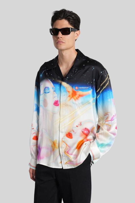 25FW 카사블랑카 긴팔 셔츠 423525 MPF25 SH 006 MULTICOLOR - CASABLANCA