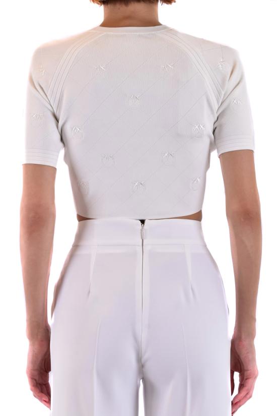  핑코 스웨터 GIJONZ15 White - PINKO