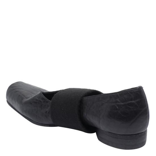 25FW 우마 왕 플랫 슈즈 US9028UW900 Black - UMA WANG