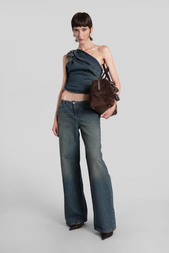 25FW 마그다뷰트림 탑 424314 304725 BLUE - MAGDA BUTRYM