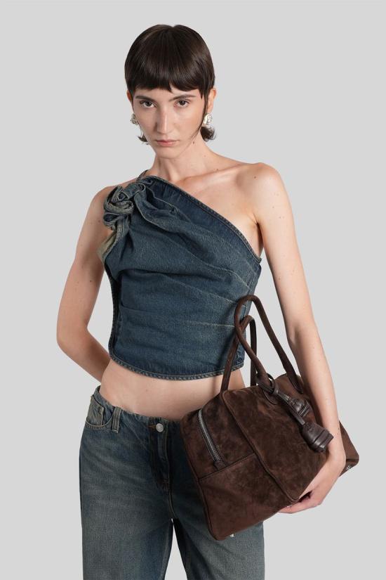 25FW 마그다뷰트림 탑 424314 304725 BLUE