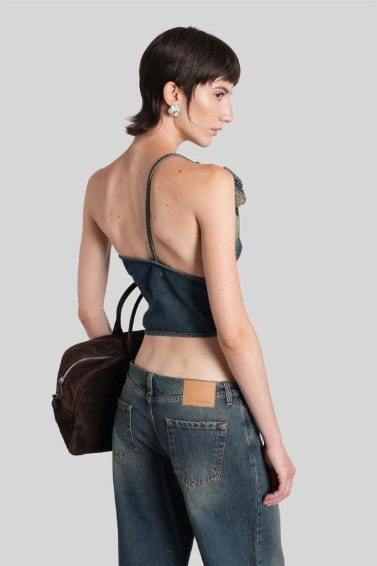 25FW 마그다뷰트림 탑 424314 304725 BLUE - MAGDA BUTRYM