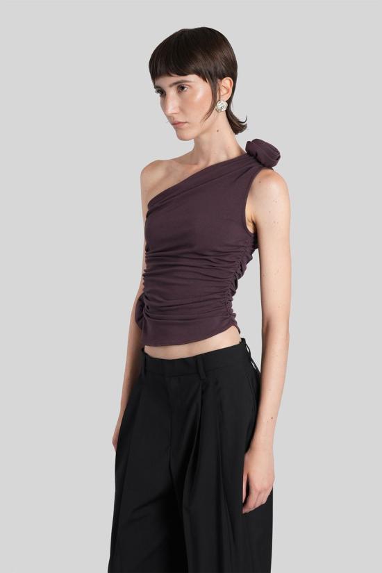 25FW 마그다뷰트림 탑 422485 106725 Red - MAGDA BUTRYM