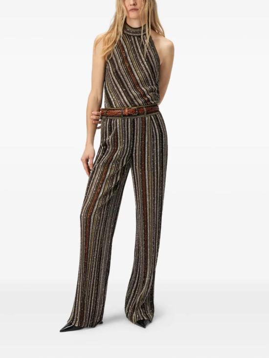 25FW 미소니 스트레이트 팬츠 DS25WI09BK01C3SM9T5 Black - MISSONI