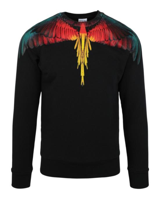  마르셀로 불론 긴팔 티셔츠 CMBA009S FLE001 1025 00002 XXS Black