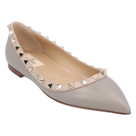 25SS 발렌티노 가라바니 플랫 슈즈 5W2S0403VODR7K Grey - VALENTINO GARAVANI