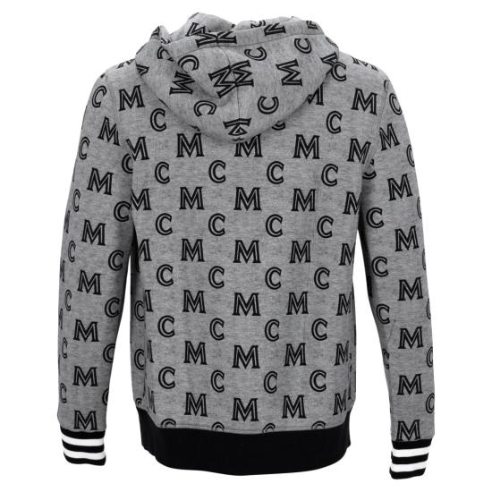  엠시엠 후드 티셔츠 MHAASMM04EG Grey - MCM